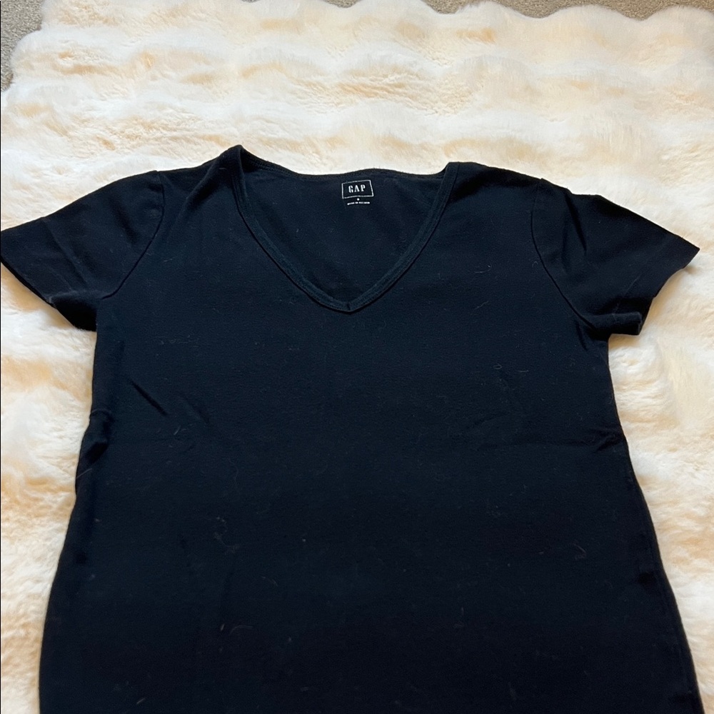 GAP Women's Classic Black Short Sleeve Tee